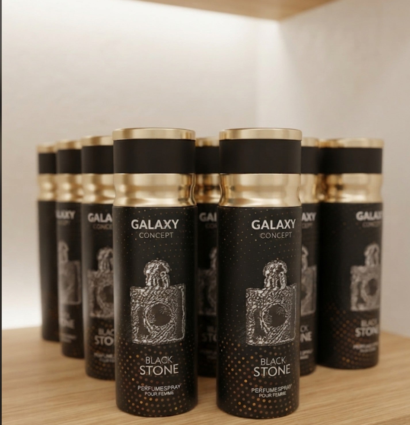 Perfume Spray Galaxy Concept Black Stone Pour Femme